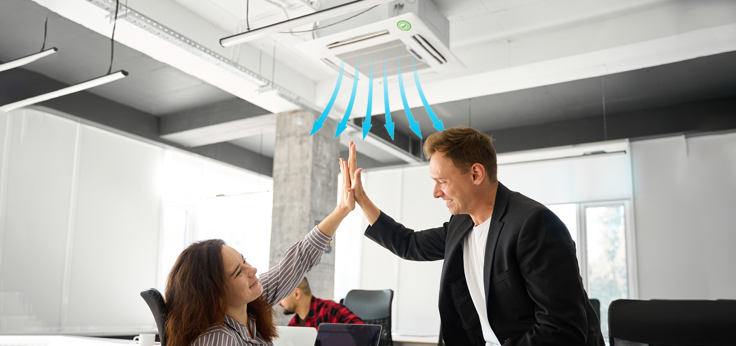 Ceiling-Cassette-indoor-in-door-Ductless-Certified-installation-repair-maintenance-System
